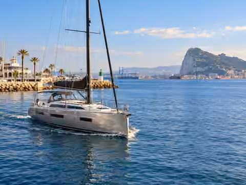 Illustrative image of a boat navigating near Algeciras