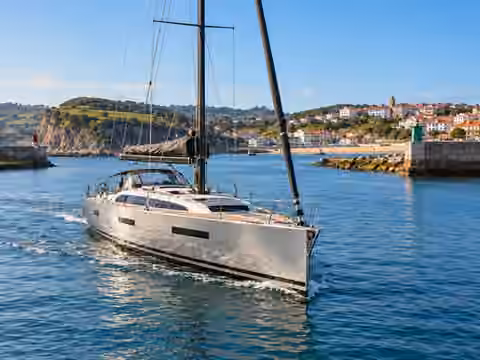 Illustrative image of a boat navigating near Suances